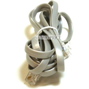 Monoprice Phone cable, RJ12 (6P6C), Straight - 7ft for Data