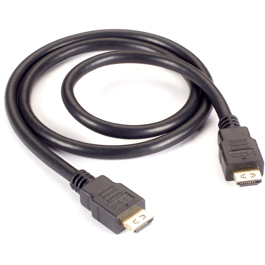 Black Box 3FT Hi-Speed HDMI Cable Ethernet Grip CNCTR HDMI 2.0 4K 60Hz UHD