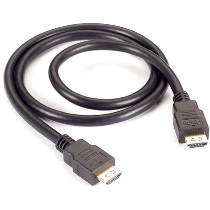 Black Box 3FT Hi-Speed HDMI Cable Ethernet Grip CNCTR HDMI 2.0 4K 60Hz UHD