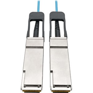 Tripp Lite QSFP+ to QSFP+ Active Optical Cable - 40Gb, AOC, M/M, Aqua, 2 m (6.6 ft.)
