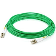 AddOn 3m LC (Male) to LC (Male) Green OM4 Duplex Fiber OFNR (Riser-Rated) Patch Cable