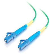 C2G-2m LC-LC 9/125 OS1 Simplex Singlemode PVC Fiber Optic Cable - Green