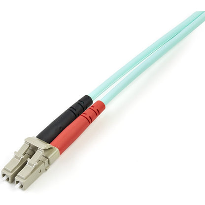 StarTech.com Aqua OM4 Duplex Multimode Fiber - 3m/ 9 ft - 100 Gb - 50/125 - OM4 Fiber - LC to LC Fiber Patch Cable