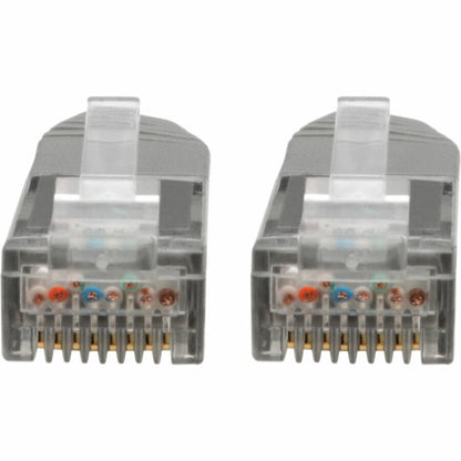 Tripp Lite Cat6 Cat5e Gigabit Molded Patch Cable RJ45 M/M 550MHz Gray 5ft 5'