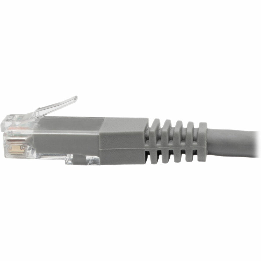Tripp Lite Cat6 Cat5e Gigabit Molded Patch Cable RJ45 M/M 550MHz Gray 5ft 5'