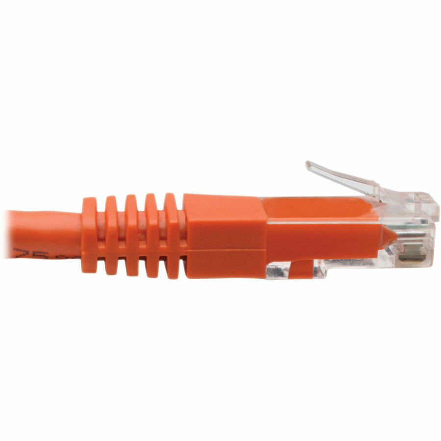 Tripp Lite Cat6 Cat5e Gigabit Molded Patch Cable RJ45 MM 550MHz Orange 20ft