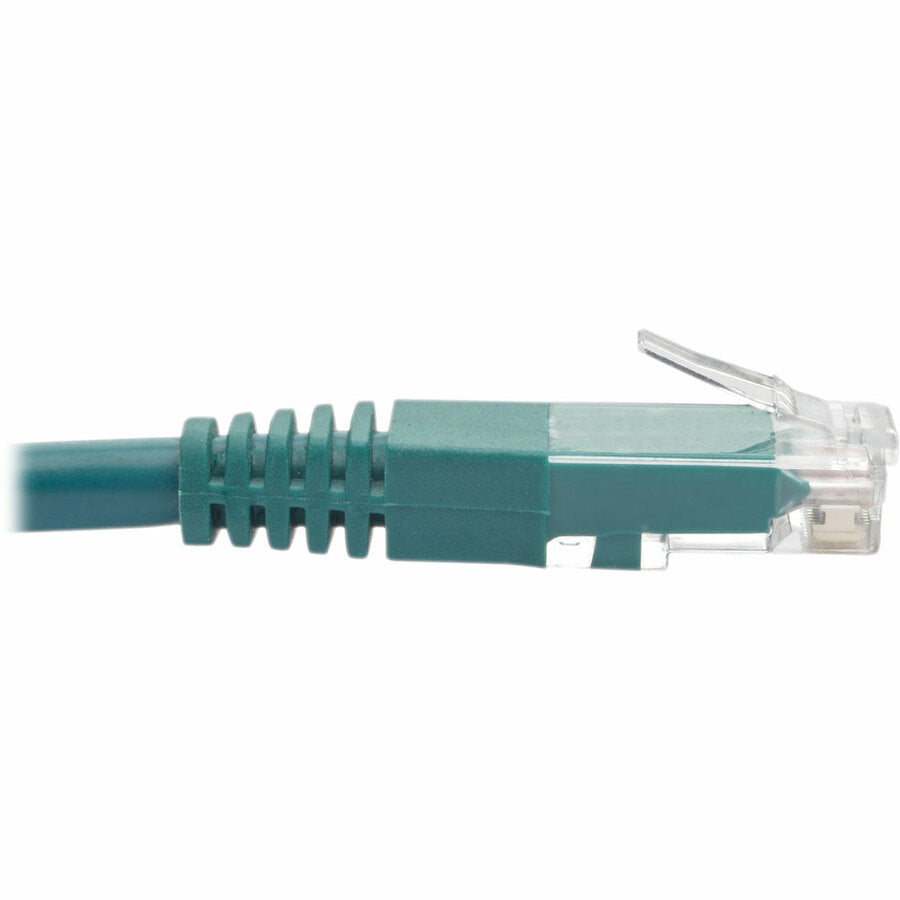 Tripp Lite Cat6 Cat5e Gigabit Molded Patch Cable RJ45 M/M 550MHz Green 1ft