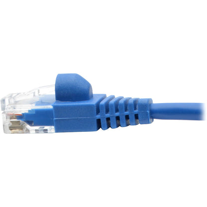 Tripp Lite Cat6a 10G Snagless Molded Slim UTP Patch Cable M/M Blue 3ft 3'