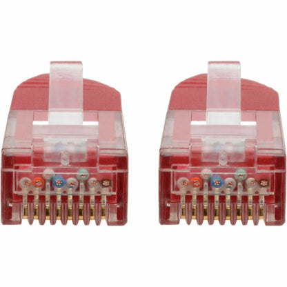 Tripp Lite Cat6 Cat5e Gigabit Molded Patch Cable RJ45 M/M 550MHz Red 1ft 1'