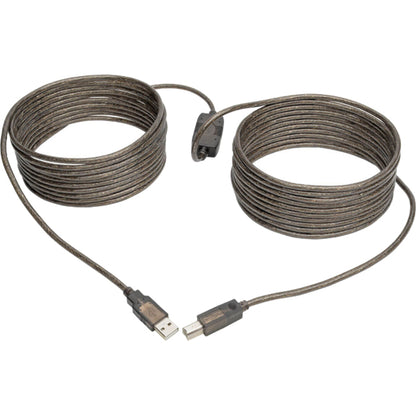 Tripp Lite USB-A to USB-B Active Repeater Printer Cable M/M 30ft 30'