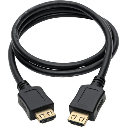 Tripp Lite High-Speed HDMI Cable w/ Gripping Connectors 4K M/M Black 3ft 3'