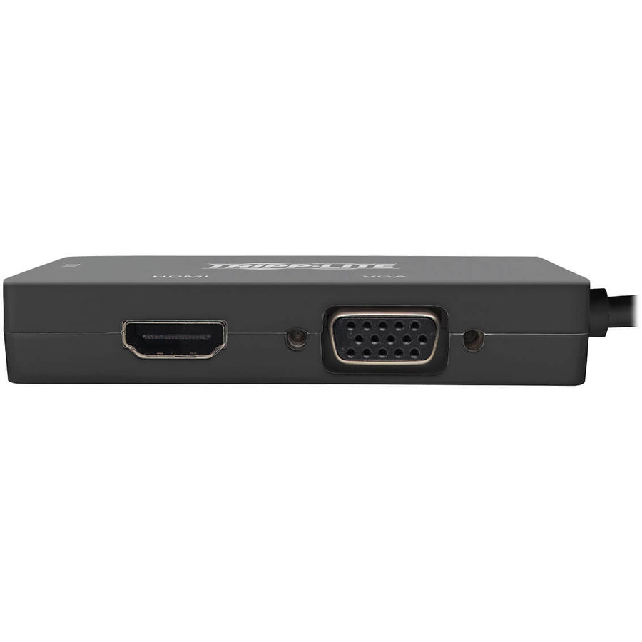 Tripp Lite Mini DisplayPort 1.2 to VGA/DVI/HDMI Adapter Converter 4K Black mDP to VGA / DVI / HDMI 6in