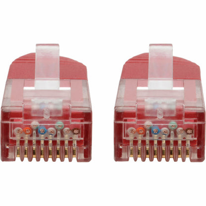 Tripp Lite Cat6 Cat5e Gigabit Molded Patch Cable RJ45 M/M 550MHz Red 10ft 10'