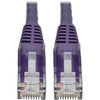 Tripp Lite 1ft Cat6 Snagless Molded Patch Cable UTP Purple RJ45 M/M 1'