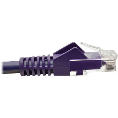 Tripp Lite 1ft Cat6 Snagless Molded Patch Cable UTP Purple RJ45 M/M 1'