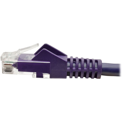 Tripp Lite 1ft Cat6 Snagless Molded Patch Cable UTP Purple RJ45 M/M 1'