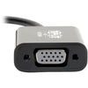 Tripp Lite Mini DisplayPort to VGA Adapter Active 1080p Black mDP to VGA 6in
