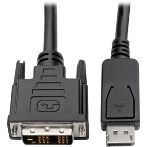Tripp Lite DisplayPort to DVI-D Adapter Cable DP w/ Latches M/M 1080p 3ft 3'