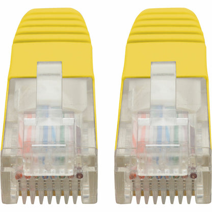 Tripp Lite Cat5e 350 MHz Molded UTP Patch Cable (RJ45 M/M), Yellow, 2 ft.