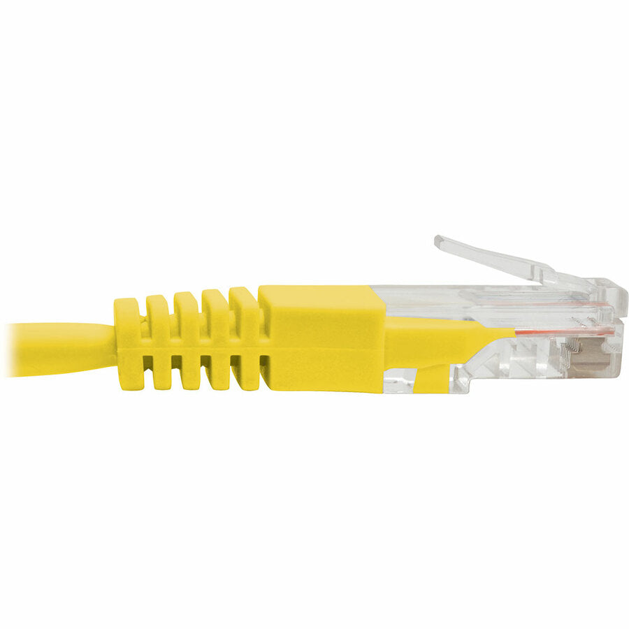 Tripp Lite Cat5e 350 MHz Molded UTP Patch Cable (RJ45 M/M), Yellow, 2 ft.