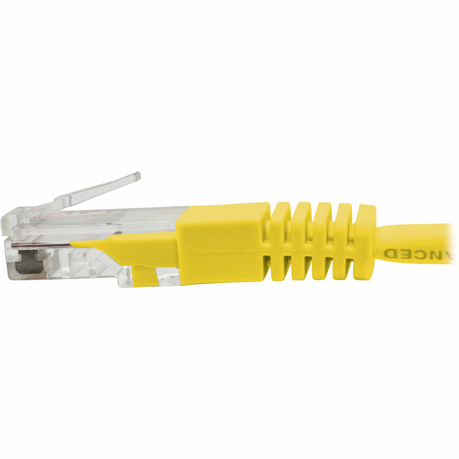 Tripp Lite Cat5e 350 MHz Molded UTP Patch Cable (RJ45 M/M), Yellow, 2 ft.