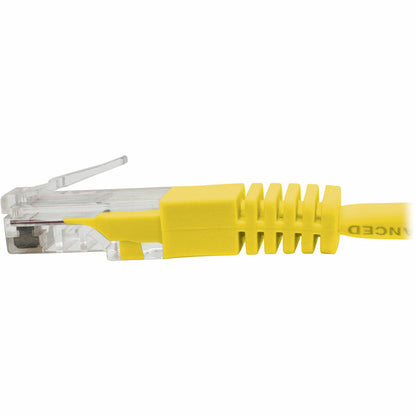 Tripp Lite Cat5e 350 MHz Molded UTP Patch Cable (RJ45 M/M), Yellow, 2 ft.