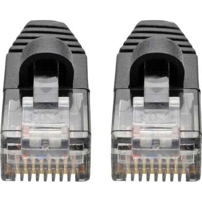 Tripp Lite Cat6a 10G Snagless Molded Slim UTP Patch Cable M/M Black 4ft 4'