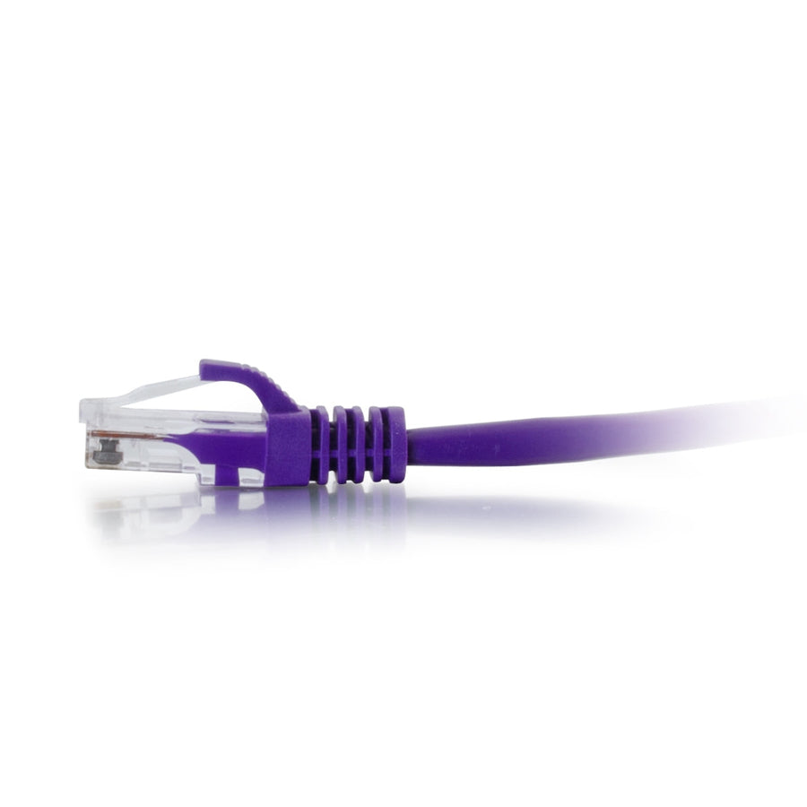 C2G 10ft Cat6a Snagless Unshielded UTP Network Patch Ethernet Cable-Purple