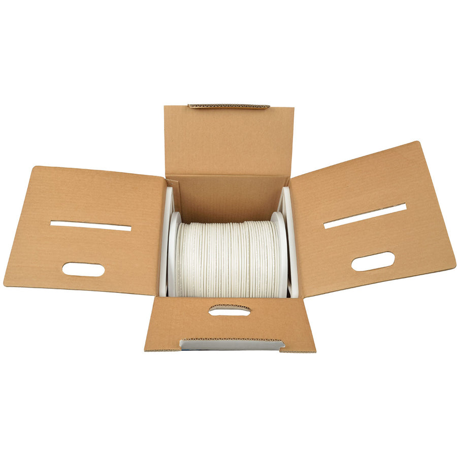 Tripp Lite 1000FT PVC CMR CAT 6 SOLID UTP BULK CABLE White 1000'