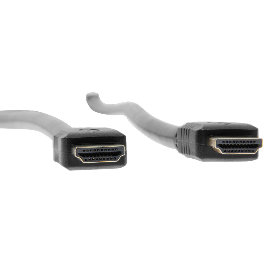 Rocstor Premium 1ft High Speed HDMI (M/M) Cable with Ethernet - Cable Length: 1ft - HDMI for Audio/Video Device - 1.28 GB/s - 1 ft - 1 x HDMI Male Digital Audio/Video - 1 x HDMI Male Digital Audio/Video - Gold Plated Connector - Black ETHERNET CABLE BLACK