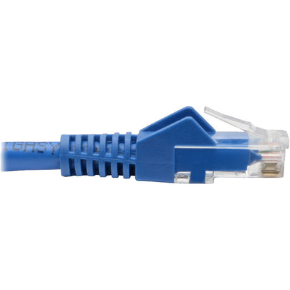 Tripp Lite Cat6 GbE Gigabit Ethernet Snagless Molded Patch Cable UTP Blue RJ45 M/M 6in 6"