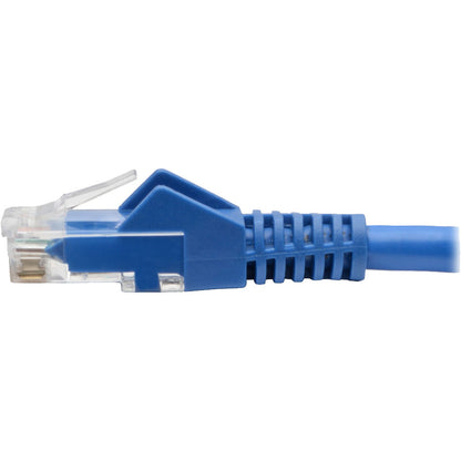 Tripp Lite Cat6 GbE Gigabit Ethernet Snagless Molded Patch Cable UTP Blue RJ45 M/M 6in 6"