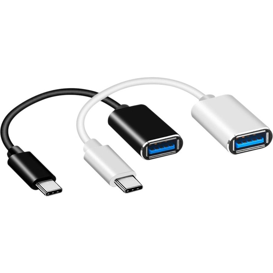 4XEM USB-C Male to USB-A Female Adapter-White