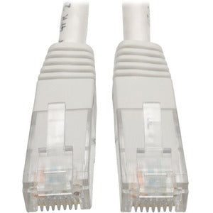 Tripp Lite 5ft Cat6 Gigabit Molded Patch Cable RJ45 M/M 550MHz 24 AWG White