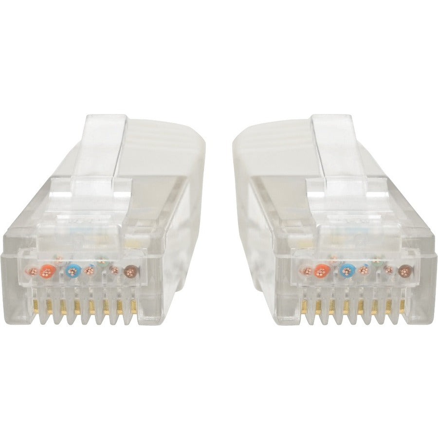 Tripp Lite 5ft Cat6 Gigabit Molded Patch Cable RJ45 M/M 550MHz 24 AWG White