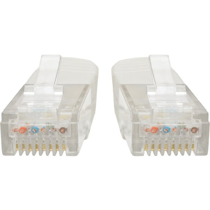 Tripp Lite 5ft Cat6 Gigabit Molded Patch Cable RJ45 M/M 550MHz 24 AWG White