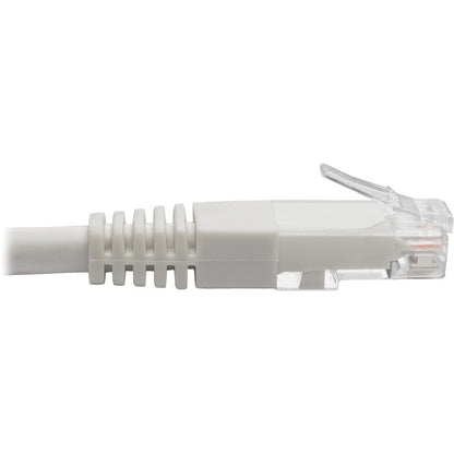 Tripp Lite 5ft Cat6 Gigabit Molded Patch Cable RJ45 M/M 550MHz 24 AWG White
