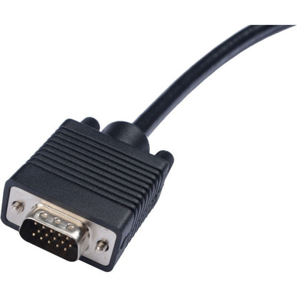 V7 Black Video Cable VGA Male to VGA Male 2m 6.6ft