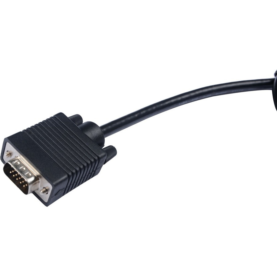 V7 Black Video Cable VGA Male to VGA Male 2m 6.6ft