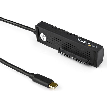 StarTech.com USB C to SATA Adapter Cable for 2.5"/3.5" SSD/HDD Drives - USB 3.1 (10Gbps) Hard Drive Adapter Cable - SATA USB adapter