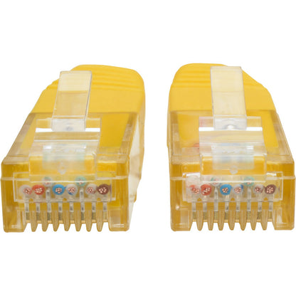 Tripp Lite 7ft Cat6 Gigabit Molded Patch Cable RJ45 M/M 550MHz 24AWG Yellow