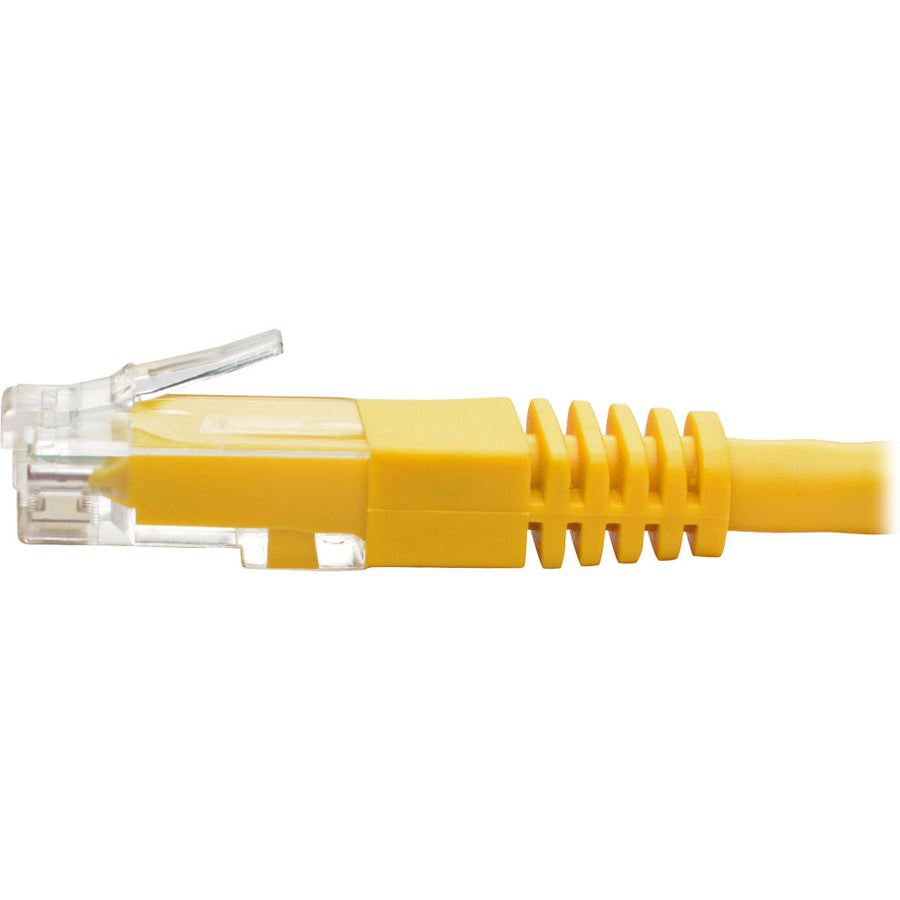 Tripp Lite 7ft Cat6 Gigabit Molded Patch Cable RJ45 M/M 550MHz 24AWG Yellow