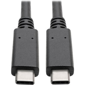 Tripp Lite USB C Cable USB 3.1 Gen 2 w/ 5A Rating 20V M/M USB Type C USB Type-C USB-C 3ft 3'