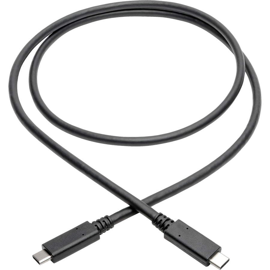 Tripp Lite USB C Cable USB 3.1 Gen 2 w/ 5A Rating 20V M/M USB Type C USB Type-C USB-C 3ft 3'