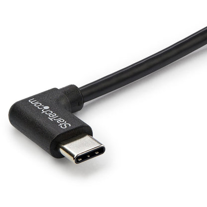 StarTech.com 1m 3 ft Right Angle USB-C Cable M/M - USB 2.0 - USB Type C Cable - 90 degree USB-C Cable - USB C to USB C Cable - USB-C Charge Cable
