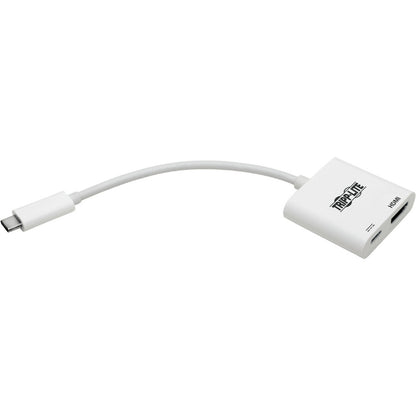 Tripp Lite USB C Adapter Converter 4K HDMI PD Charging USB Type C M/F White