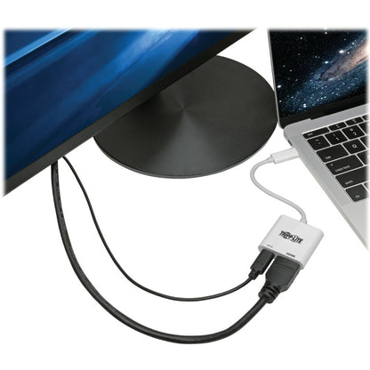 Tripp Lite USB C Adapter Converter 4K HDMI PD Charging USB Type C M/F White