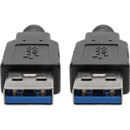 Tripp Lite USB 3.0 SuperSpeed A/A Cable for U325 Keystone Mount Couplers 6' 6ft