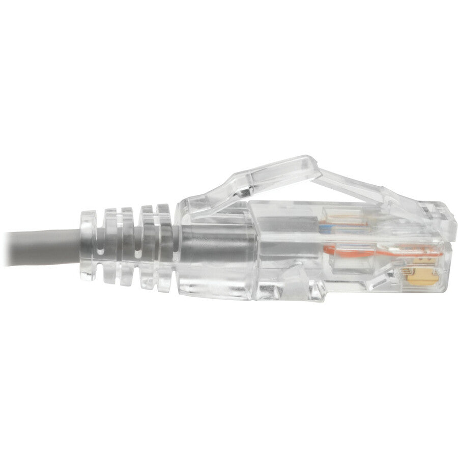 Tripp Lite Cat6 UTP Patch Cable (RJ45) - M/M, Gigabit, Snagless, Molded, Slim, Gray, 3 ft.