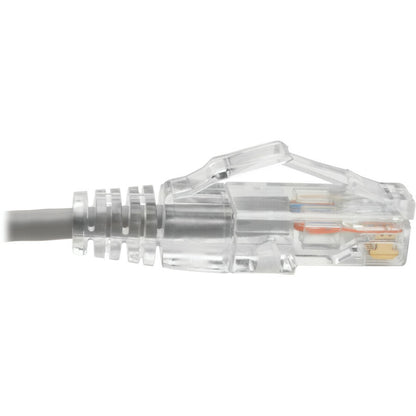 Tripp Lite Cat6 UTP Patch Cable (RJ45) - M/M, Gigabit, Snagless, Molded, Slim, Gray, 3 ft.